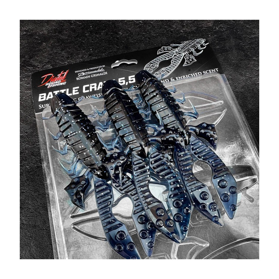 Gummifische Digital Squad Battle Craw 14cm