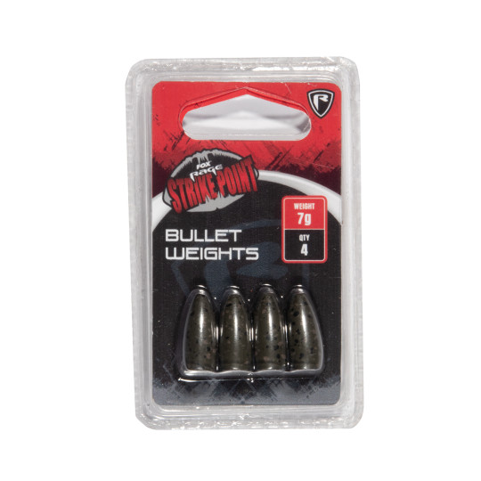 blei Kugel Fox Rage Strike Point Bullet Gewichte
