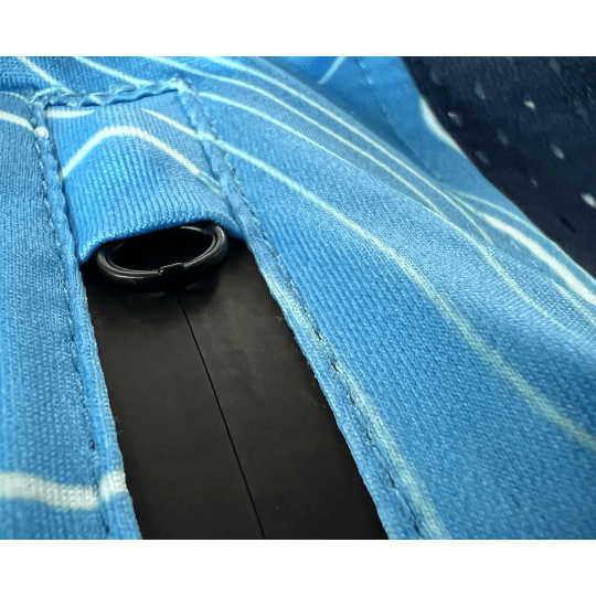 Hooded UV T-Shirt Hot Spot Design Ocean Performance Bathymetry