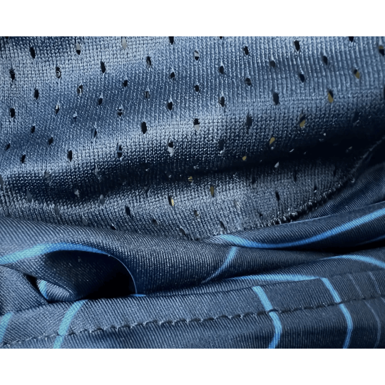 Camiseta con capucha UV Hot Spot Design Ocean Performance Bathymetry