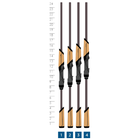 Spinnruten St Croix Mojo Bass Trigon Drop Shot Finesse 6’10 MLXF