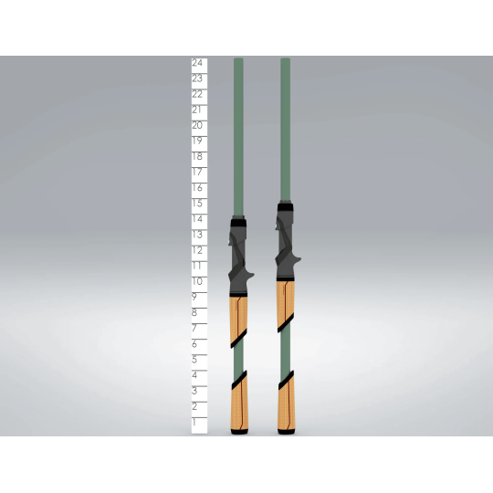 Casting Rod St Croix Mojo Bass Glass Trigon Mid Crank Glass 7'2MM