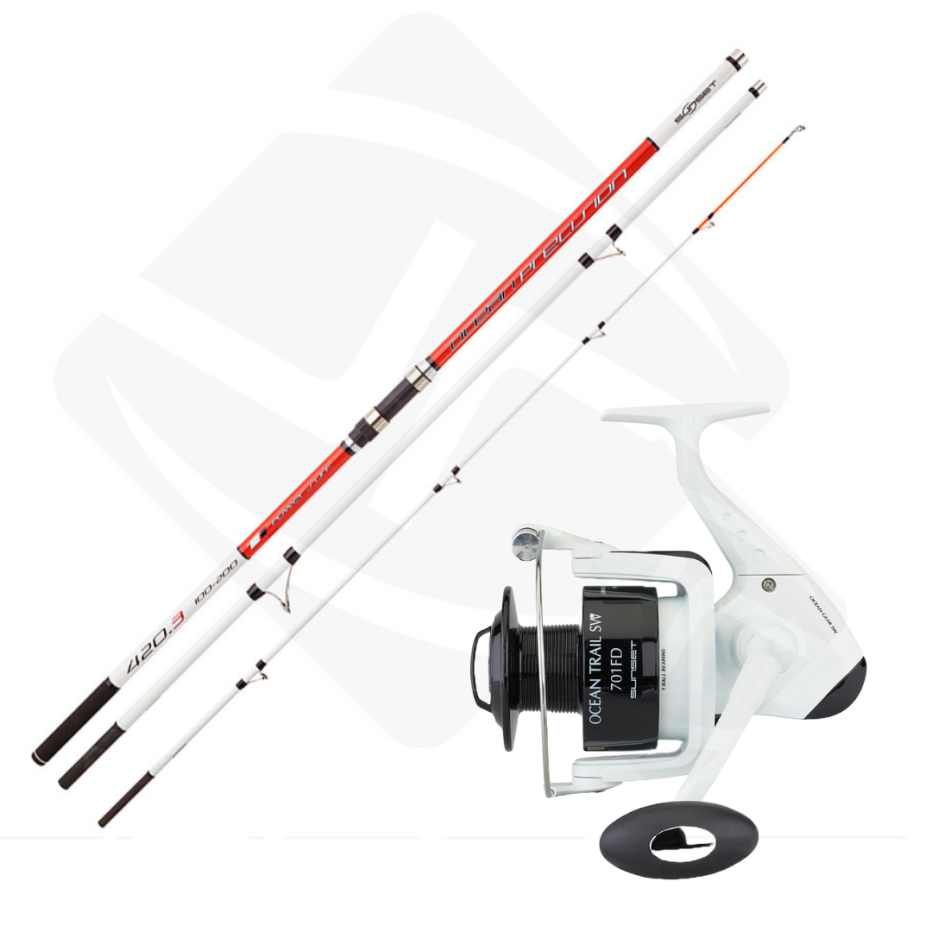 Combo Surfcasting Sunset Ocean Precision Power LC