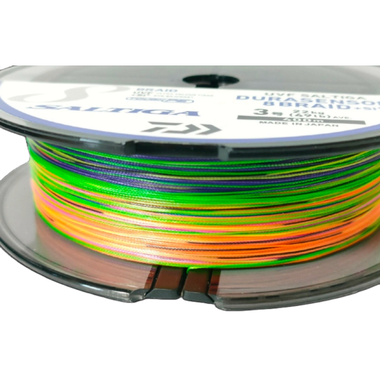 Hilo Trenzado Daiwa Saltiga 8 cabos Dura Multicolor 200m