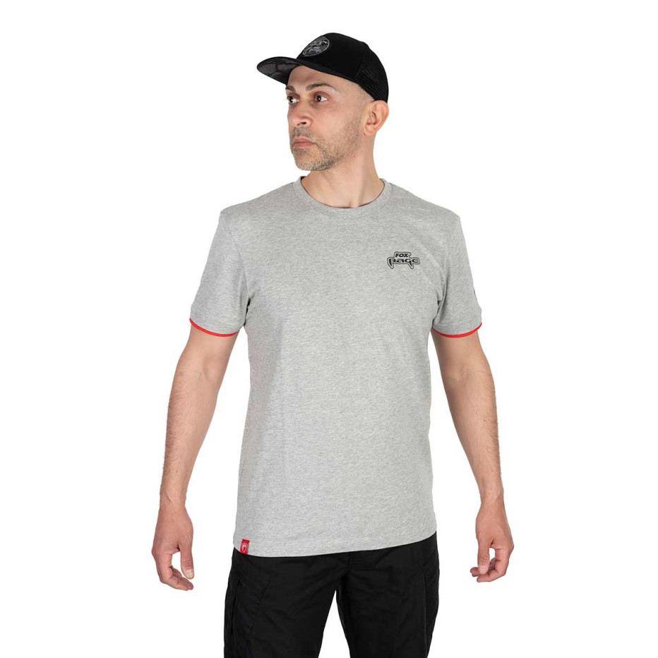 T-Shirt Fox Rage Voyager Tees Light Grey