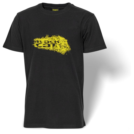 T-Shirt Black Cat Black