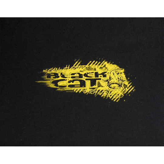 T-Shirt Black Cat Black
