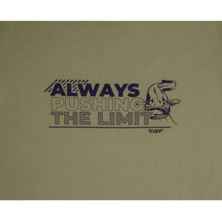 T-Shirt Black Cat Khaki