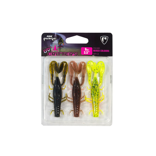 Soft Bait Fox Rage Ultra UV Critters Mixed Color
