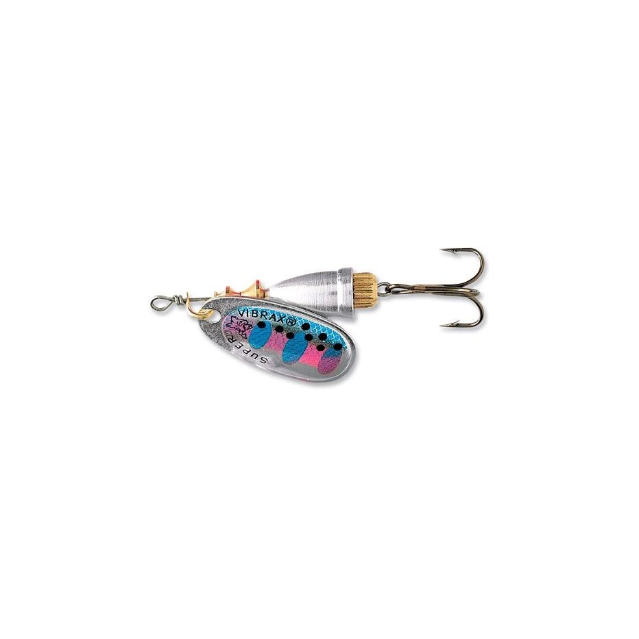 Cuiller Blue Fox Vibrax Rainbow trout