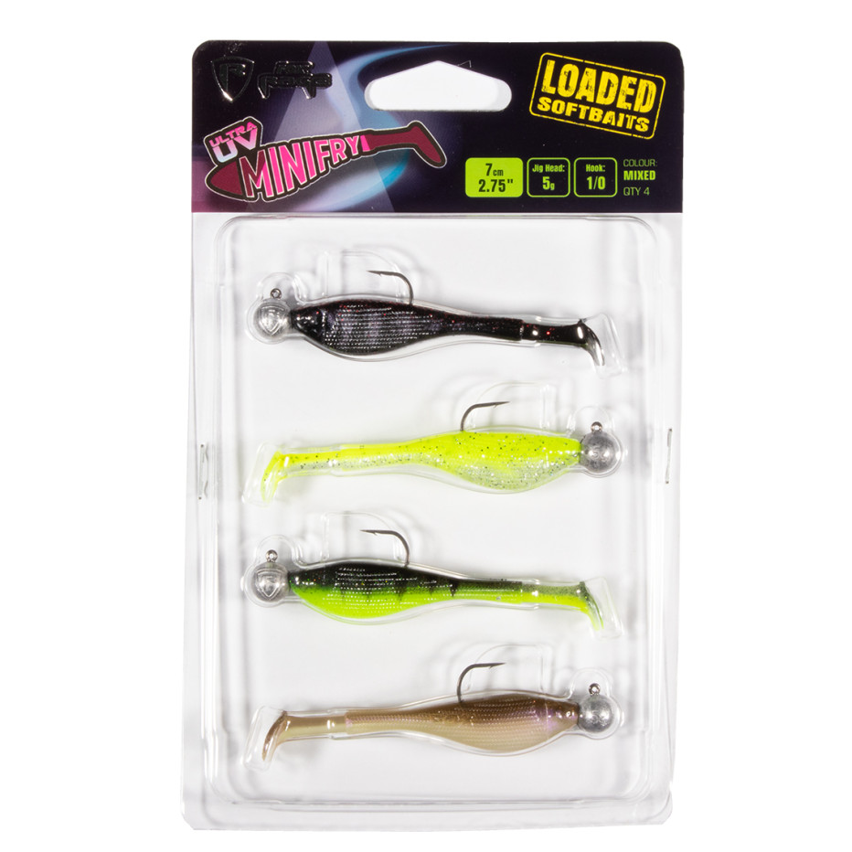 Soft Bait Fox Rage Mini Fry Loaded UV Colour