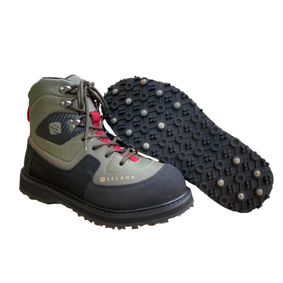Wading shoes Seland Abotapop-K Rubber sole and spikes