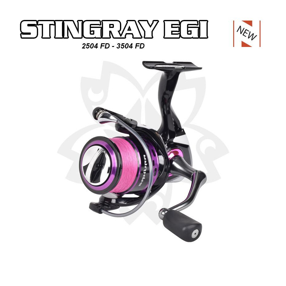 Carrete spinning Sakura Stingray Egi FD - Leurre de la pêche