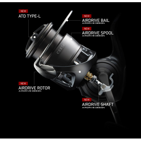 Spinnrollen Daiwa Certate 24 ARK