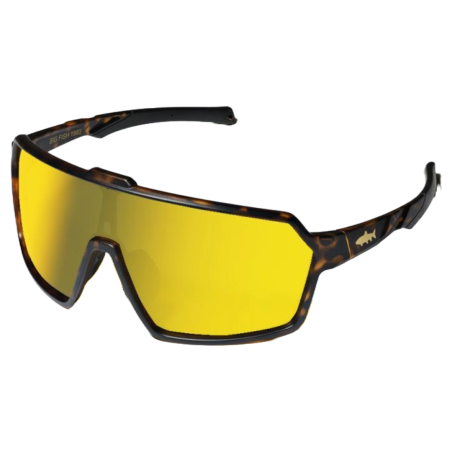 Polarisierende Brillen Big Fish 1983 Virtueller Rahmen Braun Schildkröte