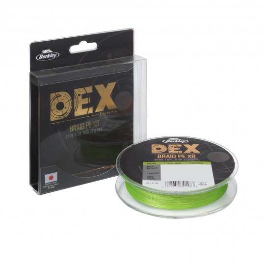 Hilo Trenzado Berkley Dex Braid 8X Chartreuse 150m