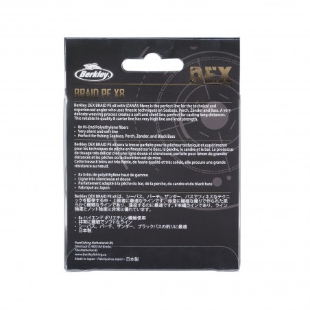 Geflochtene Angelschnur Berkley Dex Braid 8X Chartreuse 150m