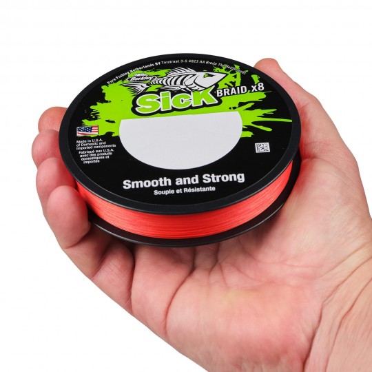 Geflochtene Angelschnur Berkley Sick Braid Red 300m