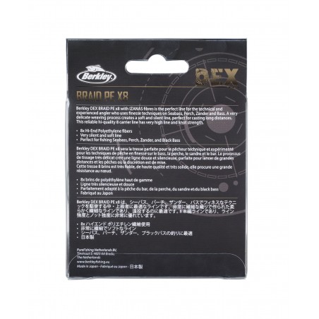 Hilo Trenzado Berkley Dex Braid X8 Moss Green 150m