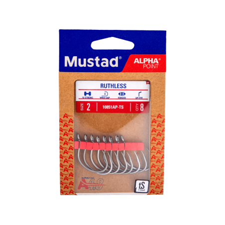 Anzuelo Simple Mustad Alphapoint Ruthless Eyed