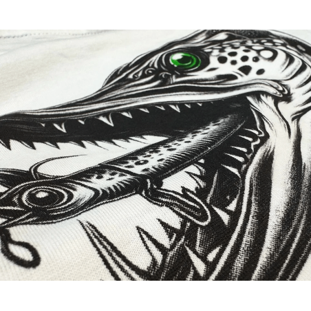 T-Shirt Hot Spot Design Raubfisch Hecht