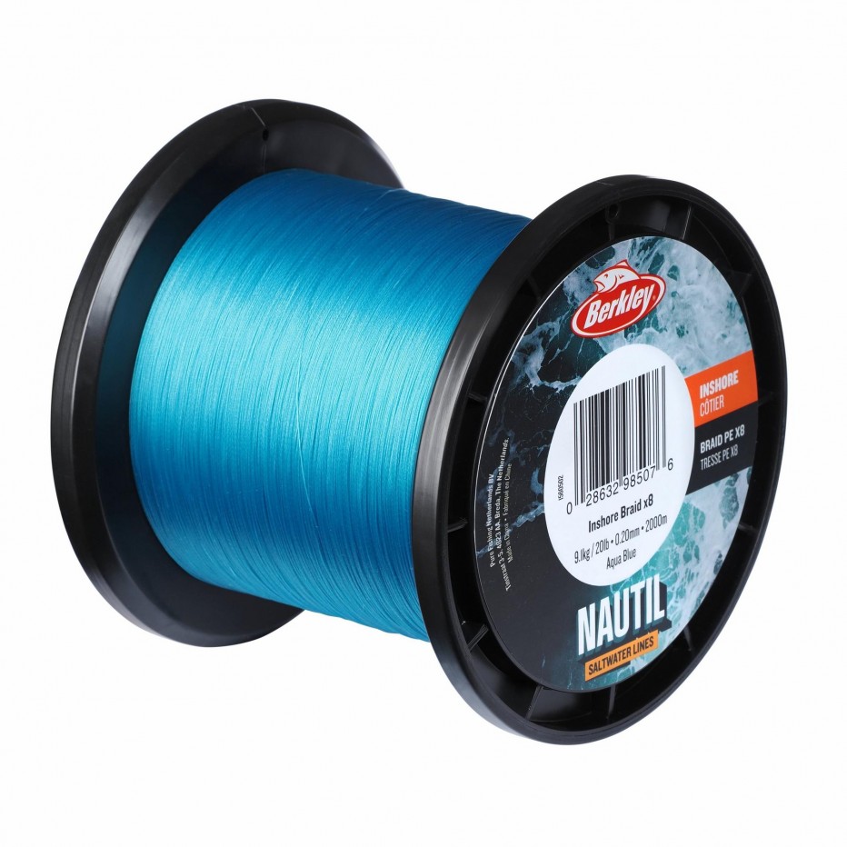 Tresse Berkley Trilene 80lb 330 Yards - Bleu Océan, Neuve