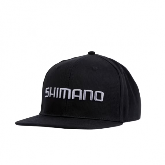 Kappe Shimano Wear Snapback Cap Schwarz
