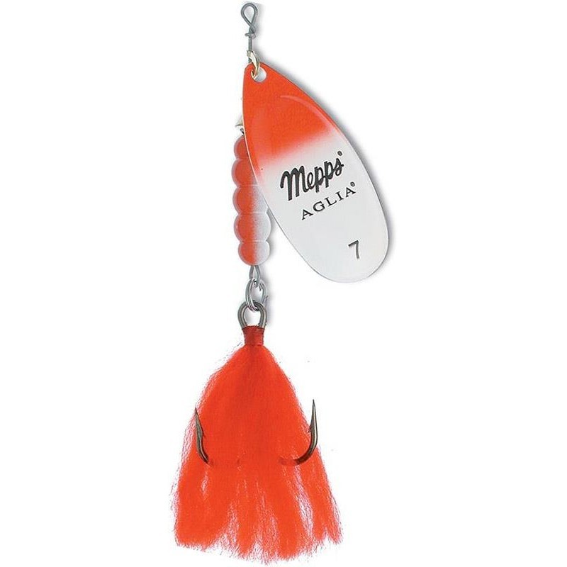Leurre Cuillère Tournante Mepps Vintage - Metal - Éraflures Et Perte De Peinture