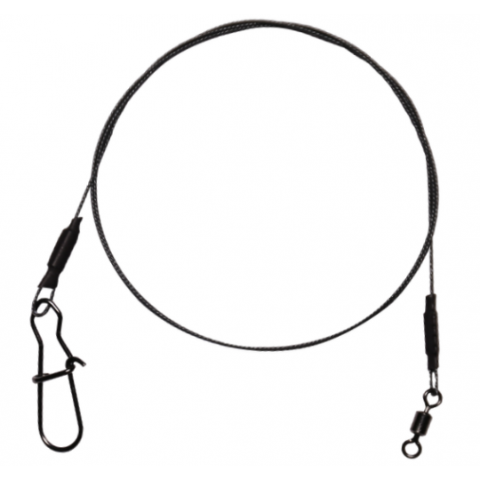 Unterseite der Linie Fox Rage Strike Point 7 Strand Titanium Leader