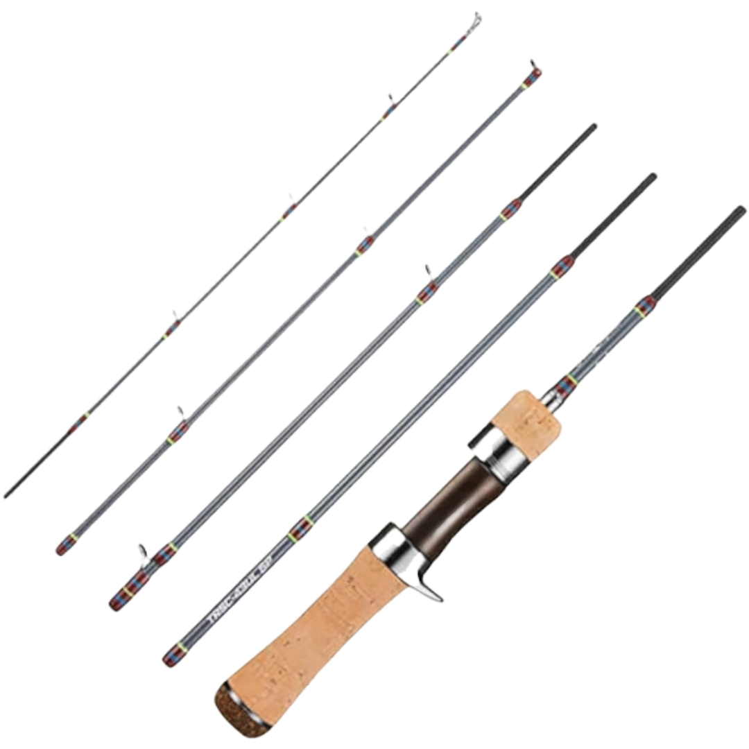 Canne à Lancer Pour Truite Jackson Trout Signal TRSC-435UL – 5 Brins, 4'3", Gris, Action Rapide