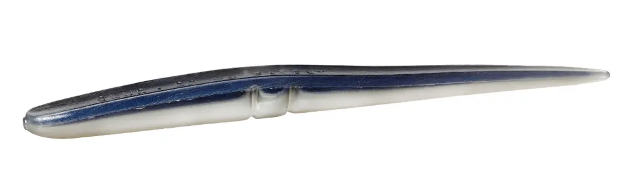 Lunker City 4 1/2 in Slug-Go Lures 10 Salt & Pepper Silver Phantom