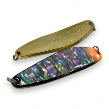 Northern Lights Muskeg Shell Wavy Spoon 12.8g
