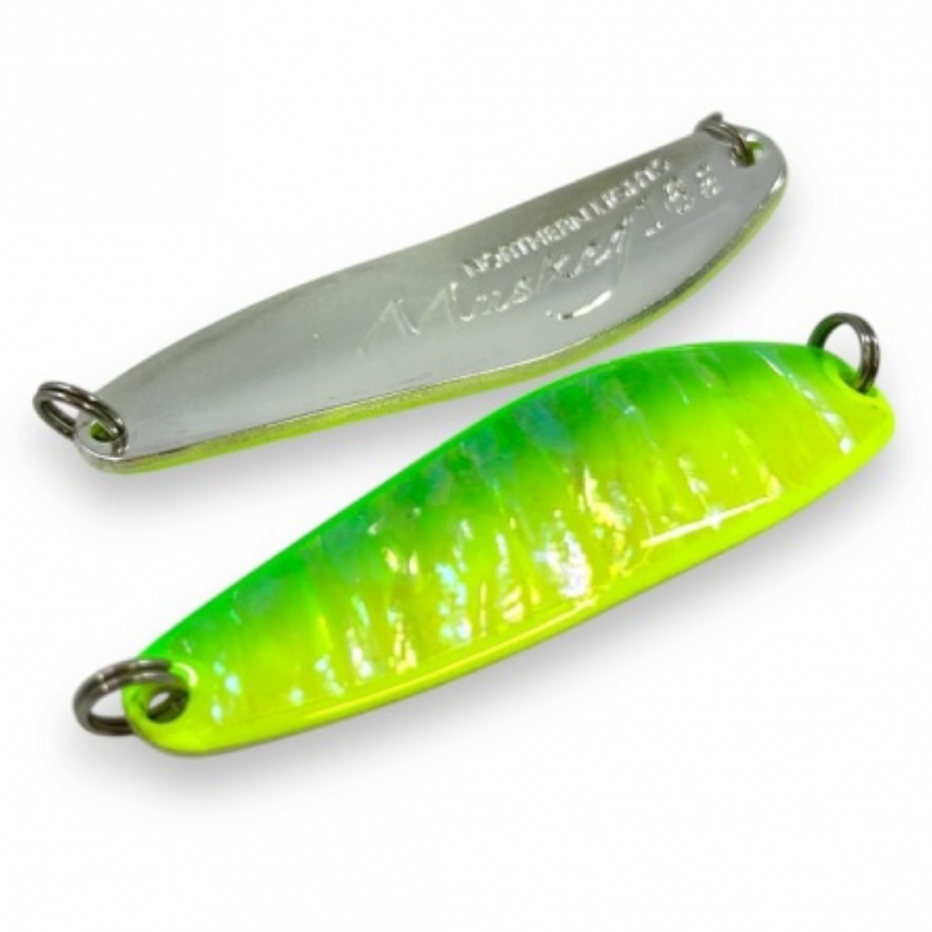 Northern Lights Muskeg Shell Wavy Spoon 12.8g