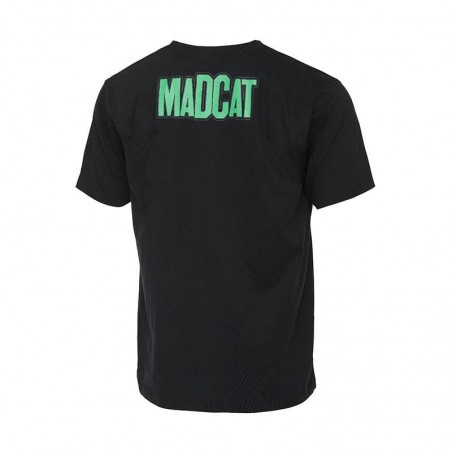 Tee Shirt Madcat Skull T-Shirt Schwarz