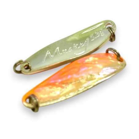 Northern Lights Muskeg Shell Wavy Spoon 15.8g