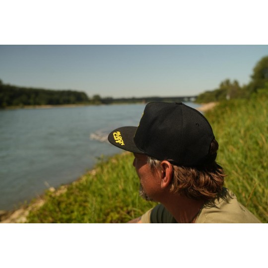 Cap Black Cat Flat Peak