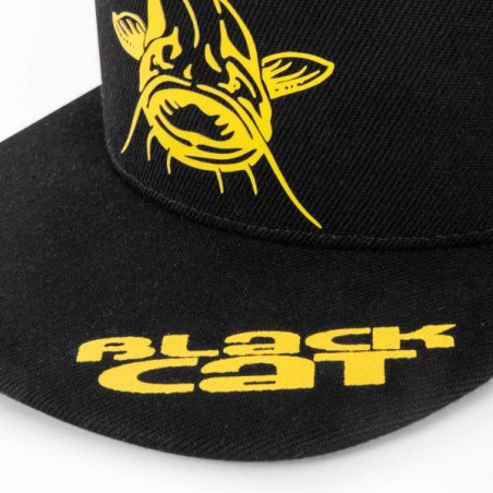 Cap Black Cat Flat Peak