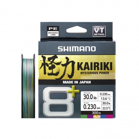 Tresse Shimano Kairiki 8 Plus 300m Multicolore