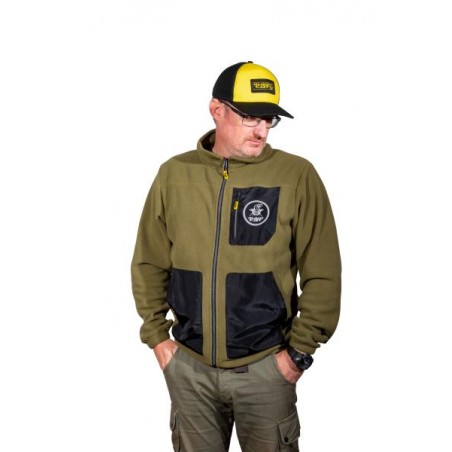 Fleece Jacket Black Cat