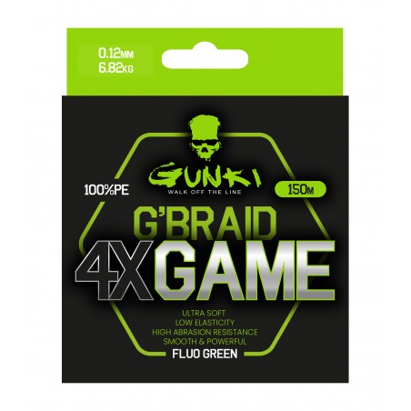 Tresse Gunki G'Braid 4X Game 150m