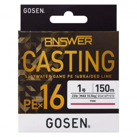Geflochtene Angelschnur Gosen Answer Casting X16 150m