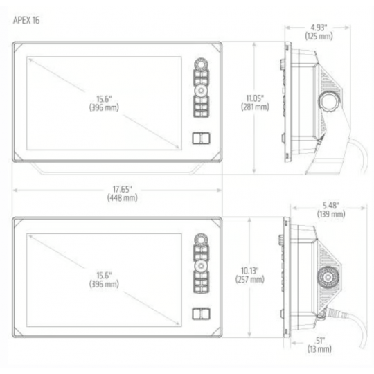Tiefenmesser Angeln Humminbird Apex 16