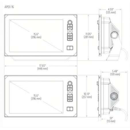 Tiefenmesser Angeln Humminbird Apex 16