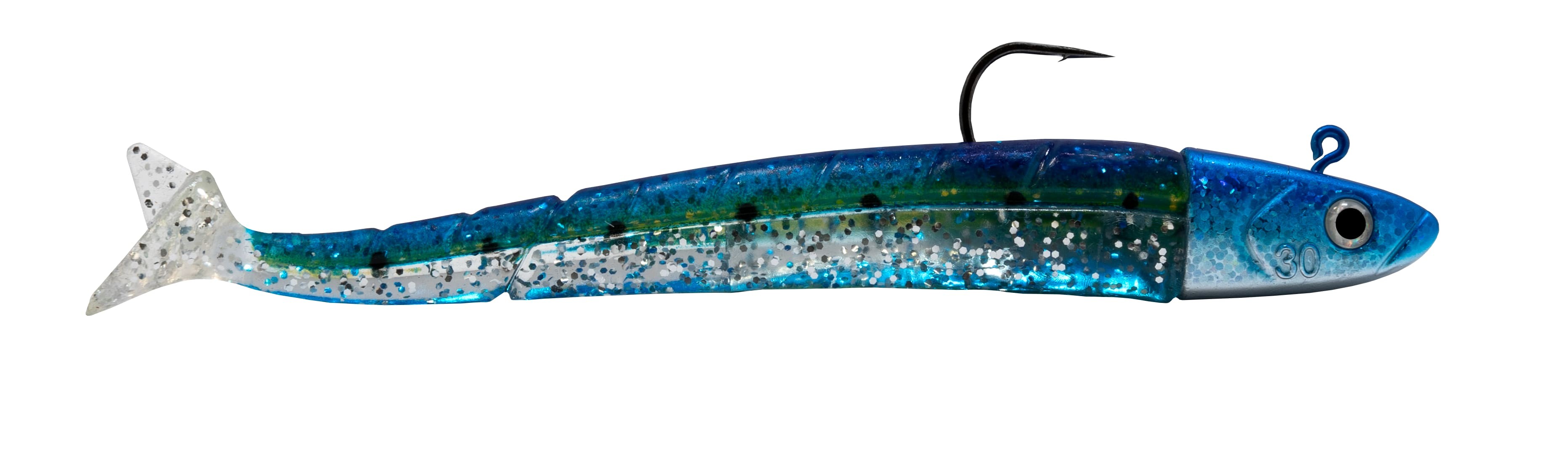 Leurre souple Flashmer Blue Shad 12cm - Montage texan - Leurre de la pêche