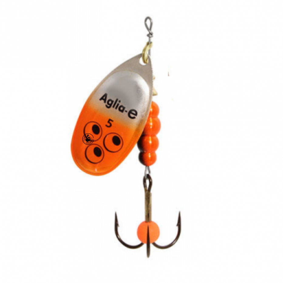 Cuiller Mepps Aglia-E Brite Argent Orange