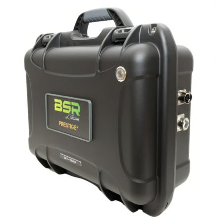 Batterie Lithium BSR Prestige+ LifePO4 Gen3 avec Chargeur et Prise Sondeur