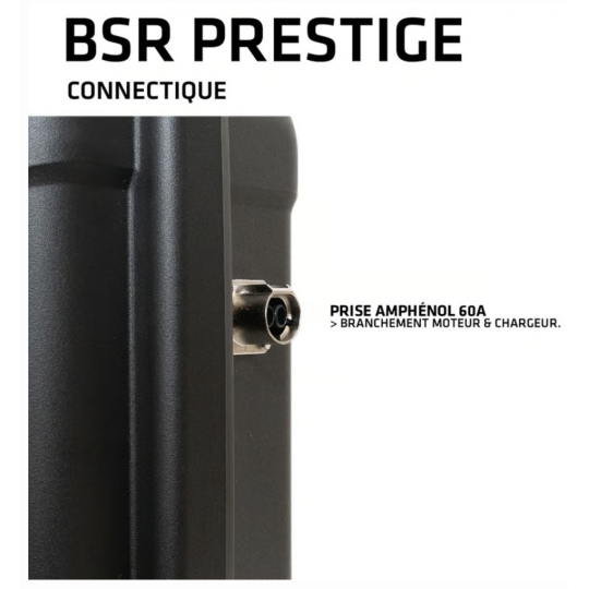 Batería de Litio BSR Prestige LifePo4 Gen3 y Cargador Impermeable