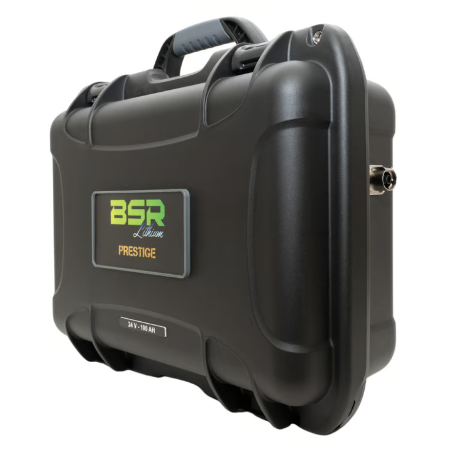 Lithium Battery BSR Prestige LifePo4 Gen3 and Waterproof Charger