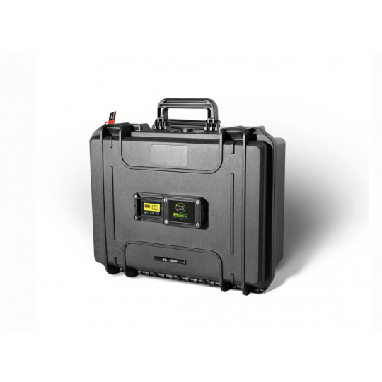 Caja de batería de litio BSR ECO 24V/100 Ah con cargador