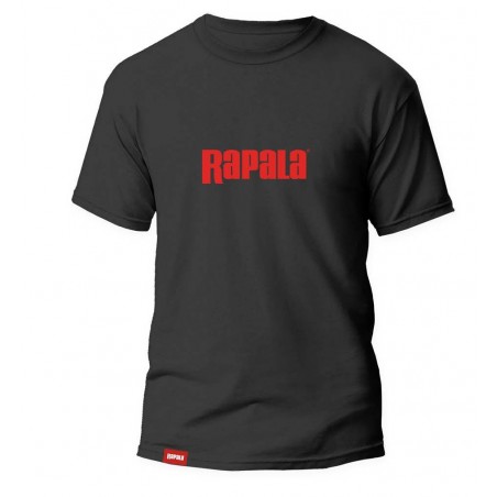 T-Shirt Rapala Black Red Logo